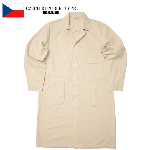 チェコ軍タイプ ワークコート ホワイト メンズ 新品 JC083YN