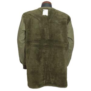 オランダ軍 ボア コートライナー オリーブ デ...の詳細画像2