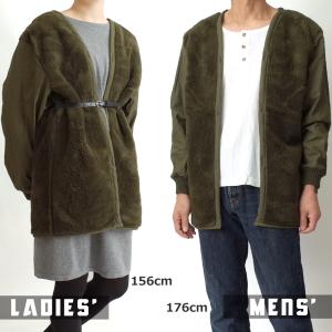 オランダ軍 ボア コートライナー オリーブ デ...の詳細画像4