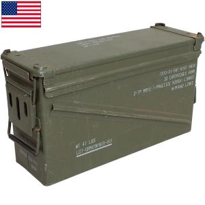 米軍　実物　弾薬箱　アーモボックス　アンモボックス　特大　送料無料 米軍弾薬箱/USED (M)<br>【実物放出品 US Armo Box (M) 中古品