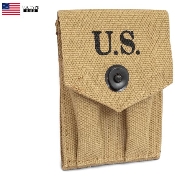 米軍タイプ WW2イクイップメントシリーズ M1911ガバメントマガジンポーチ BP124YNM-1...