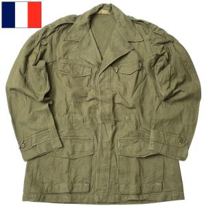 フランス軍 M-47 フィールドジャケット ツイル生地 オリーブ 前期型