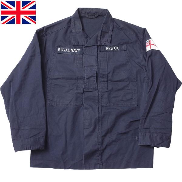 イギリス軍 Royal Navy コンバットジャケット ネイビー USED JS144UN メンズ ...