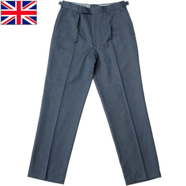 イギリス軍 No.2 ドレスパンツ ネイビー USED PP244UN 英軍 UK 英国空軍 RAF...