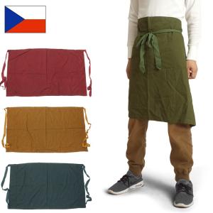 フランス軍 メディカルエプロン リネンコットン オフホワイト デッド