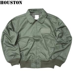 HOUSTON ヒューストン #5CW36P-NM CWU-36/P ノーメックス フライトジャケット CWU36P 男性メンズ セージカーキ ブルゾン アメリカ軍 ジャンパー｜seabees