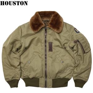 ノベルティープレゼント HOUSTON ヒューストン #5001 B-15B フライトジャケット メンズ B15B アウター ブルゾン｜seabees