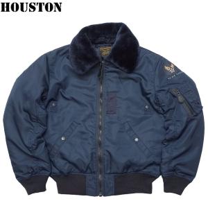 ノベルティープレゼント HOUSTON ヒューストン #5002 B-15C フライトジャケット メンズ B15C アウター ブルゾン｜seabees