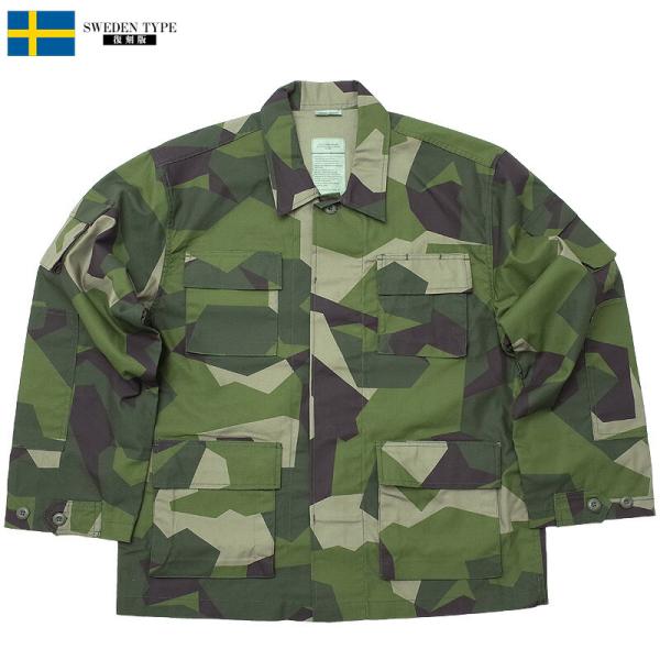 スウェーデン軍タイプ BDUジャケット M90カモ JB030YNM-90ジャケット メンズ コンバ...