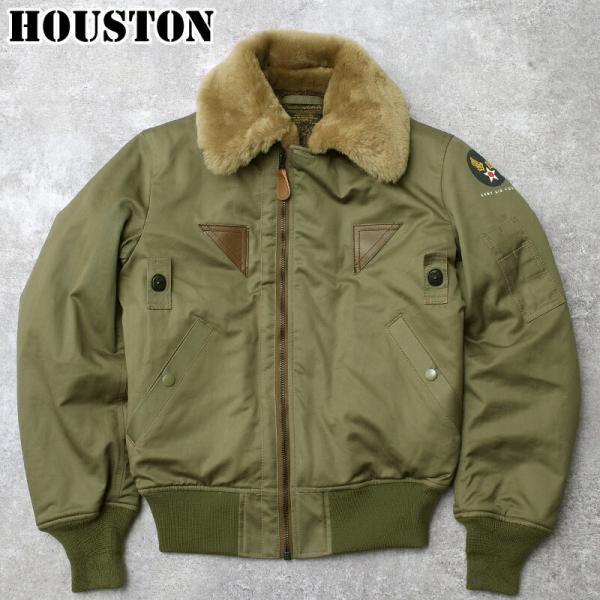 HOUSTON ヒューストン #5503 B-15A フライトジャケット メンズ B15A コットン...