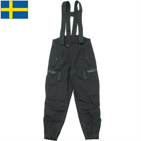 スウェーデン軍タイプ UF90 タンカース オーバーオール ブラック 新品 PP317NN &lt;BR&gt;...
