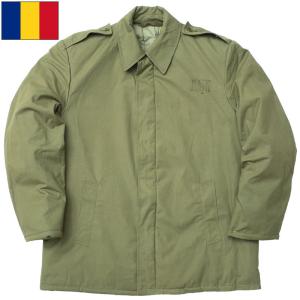 フランス軍 ステンカラーコート グレー デッドストック 大きめ