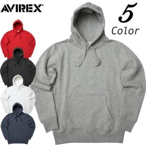 AVIREX アビレックス #7835231002(6153511) デイリー ロングスリーブ スウェット プルパーカー 長袖デイリーシリーズ メンズ トップス スウェットパーカー｜seabees