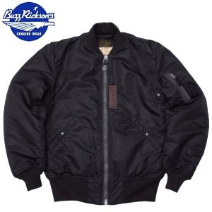 BUZZ RICKSON'S バズリクソンズ #BR14965 MA-1 フライトジャケット スレンダー ロング WILLIAM GIBSON COLLECTION ウイリアムギブソンコレクション ブラック｜seabees