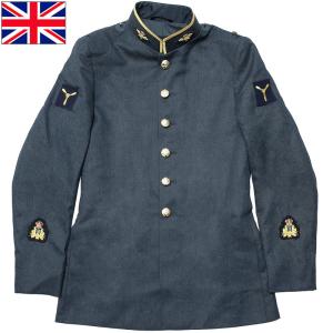 イギリス軍 RAF ミュージックサービス ジャケット ブルー メンズ USED JJ308UN <BR>空軍 ロイヤルエアフォース 制服 楽隊ユニフォーム 実物ミリタリー｜seabees