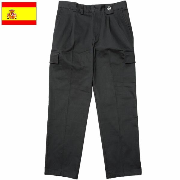 スペイン ポストメール カーゴパンツ ブラック サイズW50以下 デッドストック PP351NN ワ...