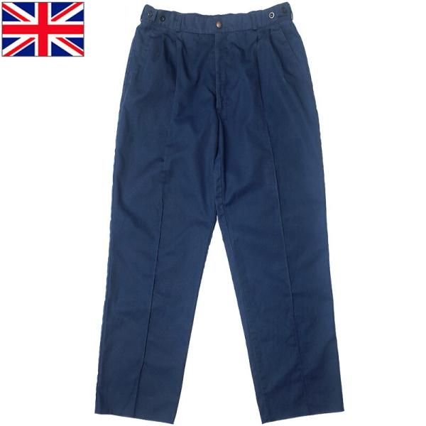 イギリス軍 メンズ ナースパンツ ネイビー USED PP356UN 英国陸軍 海軍 空軍 メディカ...