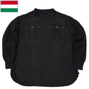 ハンガリー軍 フランネル モックネック スウェットシャツ スクエア