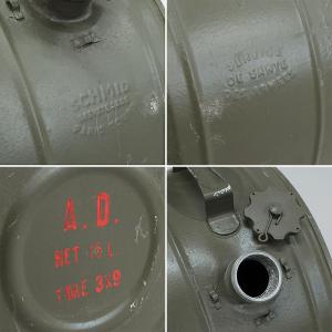 フランス軍 ガソリン缶 丸形 15L オリーブ...の詳細画像3