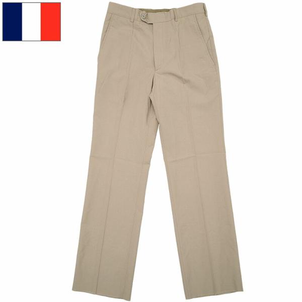 フランス軍 AIR FORCE ドレスパンツ カーキ デッドストック PP378NN AF エアフォ...