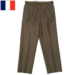 デンマーク軍 ウール ドレスパンツ チャコールグレー ボタンフライ