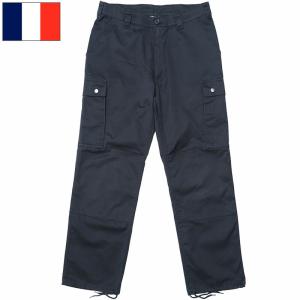 フランス軍 ミリタリーポリス カーゴパンツ ネイビー メンズ