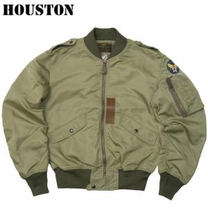 ノベルティープレゼント HOUSTON ヒューストン #5L-2Z L-2 フライトジャケット  L2 ブルゾン メンズ 男性 ライトゾーン カジュアル ミリタリー ミリジャケ 春 夏｜seabees