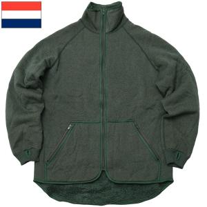 在庫処分 激安 食品 オランダ軍 フリースジャケット グリーン NEWタイプ USED ジャケット・アウター