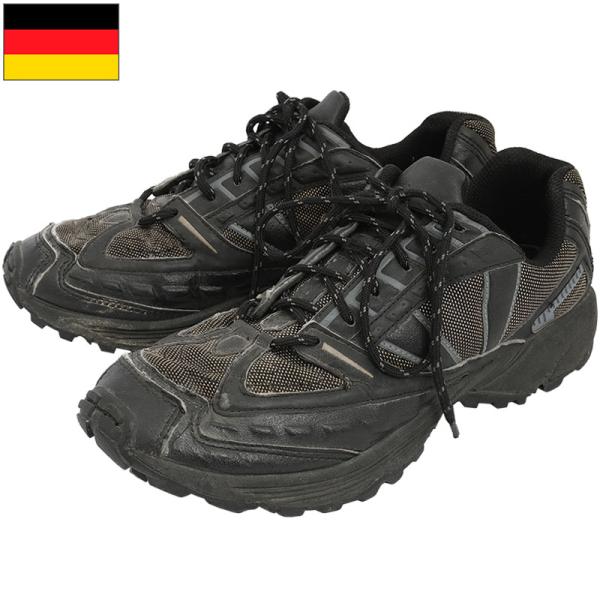 ドイツ軍 トレーニングシューズ Bタイプ ブラック USED FS038UN スニーカー 靴 スポー...