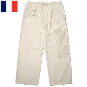 フランス軍 HM メディカルスモック リネンコットン オフホワイト