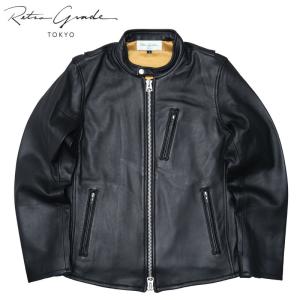 Johnbull（ジョンブル） ラムレザー シングルライダース ジャケット