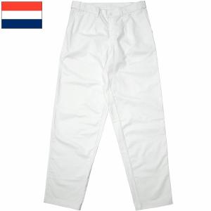 メール便可 ロシア軍 スリーピング パンツ ホワイト デッドストック