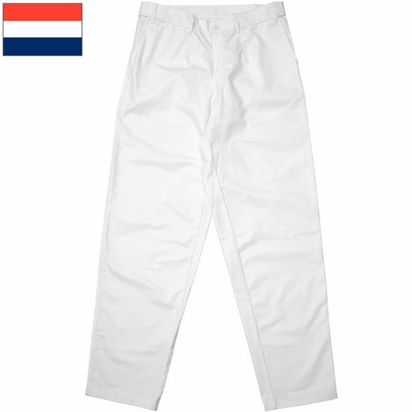オランダ軍 フィールドパンツ ホワイト デッドストック PP422NN ボトムス ズボン トラウザー...