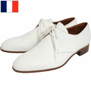 イタリア軍　プリズナーシューズ　44 イタリア軍 MM レザー ドレスシューズ ホワイト デッドストック