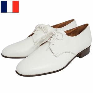 フランス軍 レザー ドレスシューズ ホワイト BALLY製 デッドストック