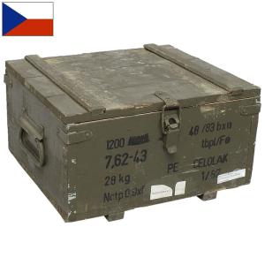 イギリス軍 スチール アンモボックス ブラウン 5.56mm USED