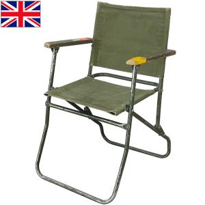 ノベルティープレゼント イギリス軍 ローバーチェアー 折りたたみ椅子 USED #2 英軍 UK ROVER CHAIR フォールディングチェア アウトドアチェア｜seabees