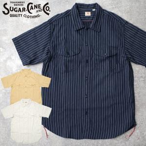 SUGAR CANE SUGARCANE シュガーケーン #SC39307 半袖 ブラック