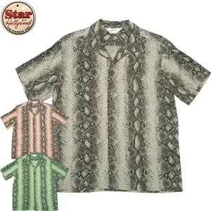 STAR OF HOLLYWOOD スターオブハリウッド半袖 レーヨン オープンカラー