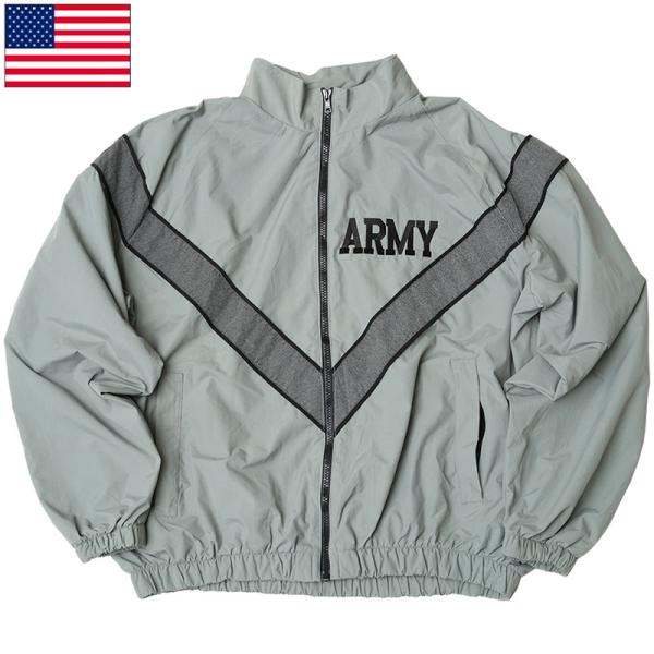 米軍 ARMY IPFU トレーニングジャケット ナイロン グレー USED JJ371UN アメリ...