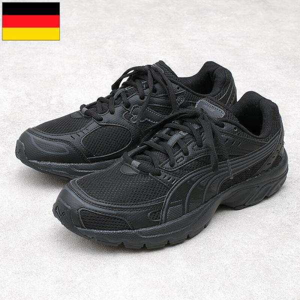 ドイツ軍 トレーニングシューズ PUMA ブラック デッドストック FS068UN プーマ スニーカ...
