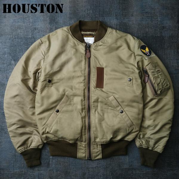 HOUSTON ヒューストン #5004C B-15B モデファイ フライトジャケットB15B リブ...