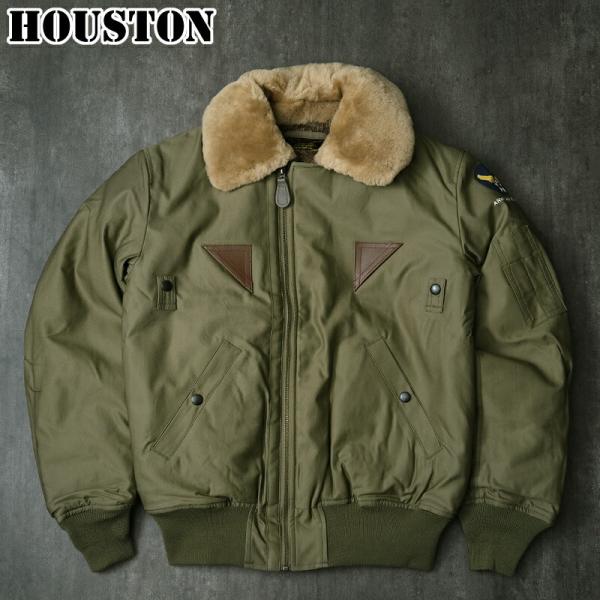 HOUSTON ヒューストン #5503C B-15A フライトジャケット B15A メンズ 男性 ...