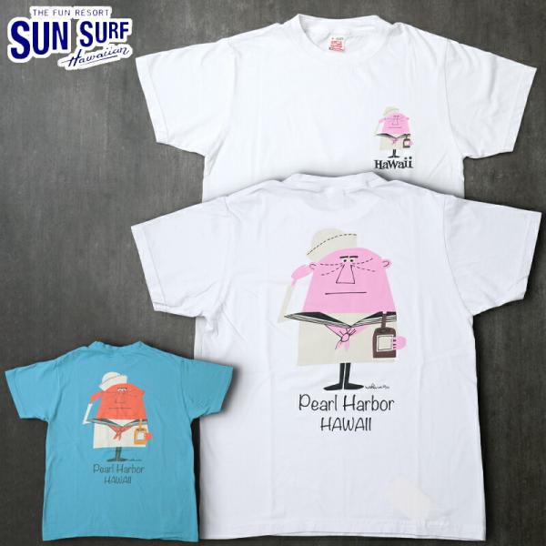 メール便可 SUNSURF サンサーフ #SS79570 半袖 プリント Tシャツ『SAILOR』b...