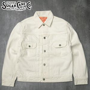 SUGAR CANE シュガーケーン デニム ジャケット ホワイト メンズ
