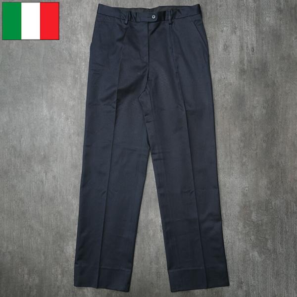 イタリア軍 MM チノパンツ ネイビー レディース デッドストック PP481NN 海軍 NAVY ...