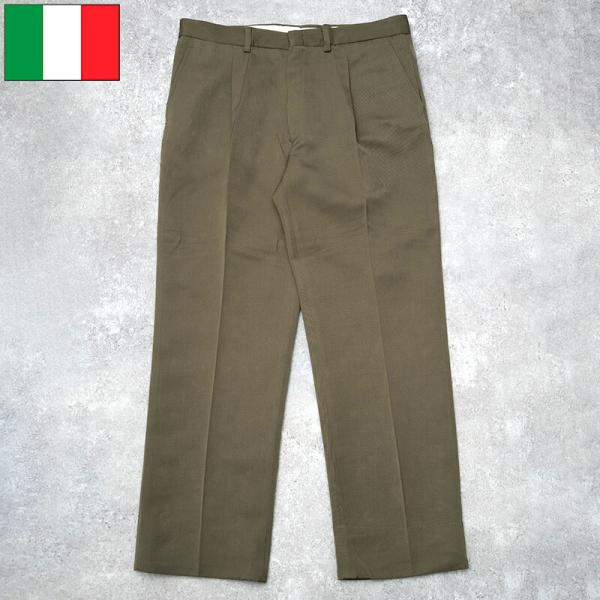 イタリア軍 EI ユニフォームパンツ ウールポリエステル デッドストック PP483NN 陸軍 AR...
