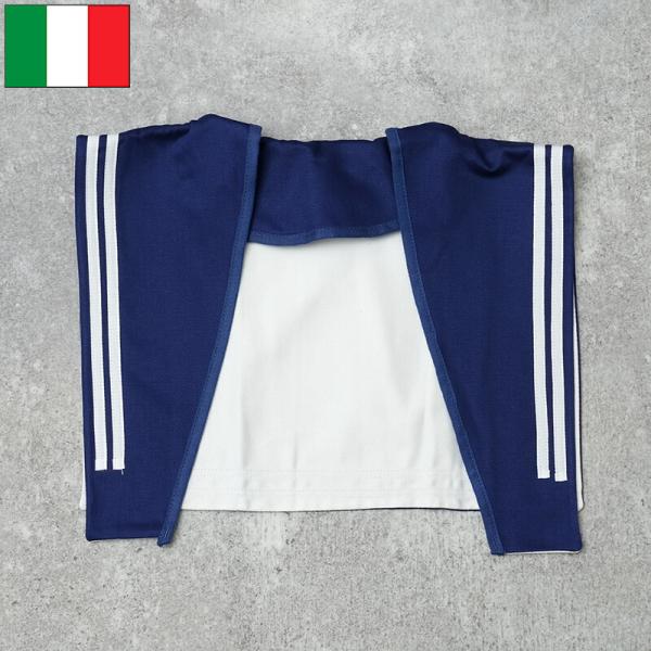 メール便可 イタリア軍 MM セーラー襟 ブルー デッドストック EE887NN 海軍 NAVY セ...