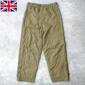 イギリス軍 PCS 中綿入り サーマルパンツ ミントコンディション