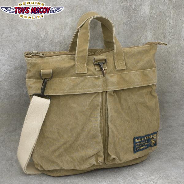 TOYSMcCOY トイズマッコイ#TMA2528 キャンバス ヘルメット バッグ 鞄 斜めがけ カ...